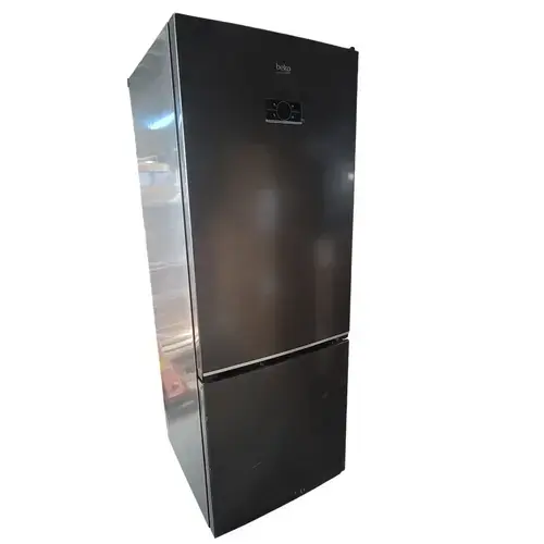 Combina frigorifica Beko B3RCNE564HXBR, 490 l, Clasa E, No Frost, AerFlow, HarvestFresh, H 192 cm (Negru/Inox)