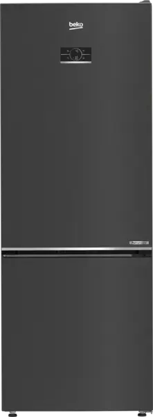 Combina frigorifica Beko B3RCNE564HXBR, 490 l, Clasa E, No Frost, AerFlow, HarvestFresh, H 192 cm (Negru/Inox)