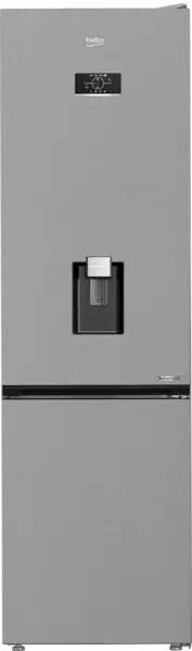 Combina frigorifica Beko B5RCNA405HDXB, 355 l, No Frost, HarvestFresh, AeroFlow, ProSmart Inverter Compressor, Fast Freeze, Water Dispenser, Clasa D, 203.5 cm (Inox)