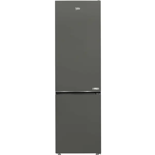 Combina frigorifica Beko B5RCNA405HG, 355 l, No Frost, Manhattan Gray, ProSmart Inverter, AeroFlow, HarvestFresh, Iluminare LED, Gri, Clasa D