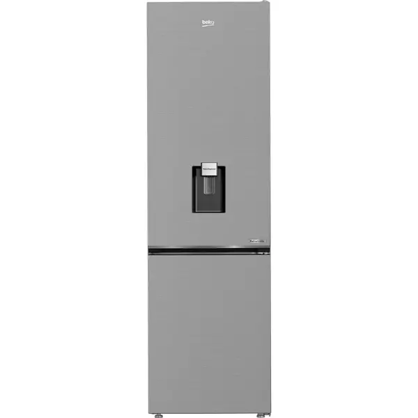 Combina frigorifica Beko B5RCNA406DHXB1, 355 l, No Frost, AeroFlow, HarvestFresh, Dispenser apa, MaxStore, Inox Look, Clasa C
