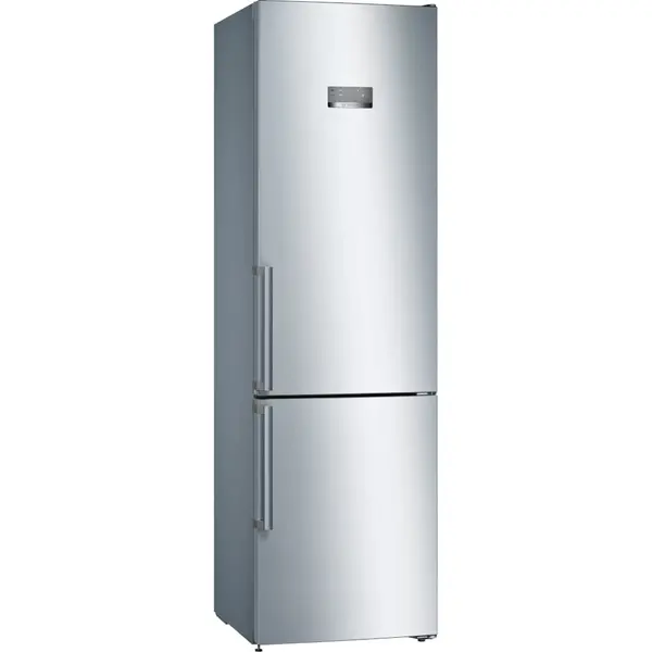 Combina frigorifica Bosch KGN397LEQ, No Frost, 368 l, Antiamprenta, Sertar VitaFresh, Raft EasyAccess, Clasa E