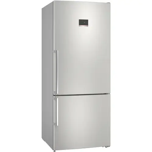 Combina frigorifica Bosch KGN76XIEP, 526 L, No Frost, Display TouchControl, Super Cooling, H 186 cm, Clasa E (Inox)