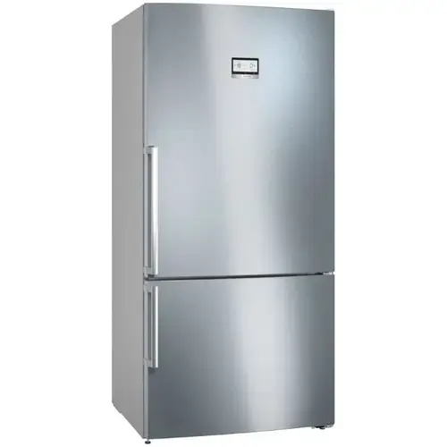 Combina frigorifica Bosch KGN86AIDR, 631 L, NoFrost, PerfectFit, Iluminare LED, Clasa D, H 186 cm (Argintiu)