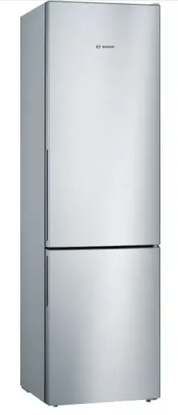 Combina frigorifica Bosch KGV39VLEAS, 343 L, Static, Clasa E, H 201 cm (Argintiu)