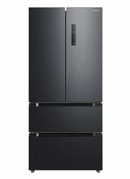 Combina frigorifica French Door HEINNER tHCFD-M516INVHDXE++, 516 l, Clasa E, No Frost, Compresor Inverter, Display LED Touch, Super racire si congelare, Alarma usa deschisa, H 189.8 cm (Antracit)