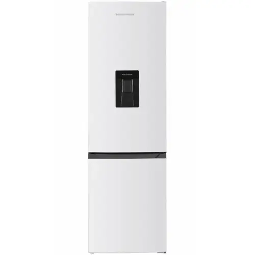 Combina frigorifica Heinner HC-HM260WDE++, 260 l, Control electronic, Dozator de apa, Iluminare LED, Usi reversibile, Clasa E, H 180 cm (Alb)