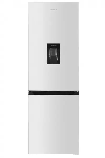 Combina frigorifica HEINNER HCNF-HM291WDE++, 291 l, No Frost, Clasa E, Control electronic, Dozator de apa, Lumina LED, Usi reversibile (Alb)