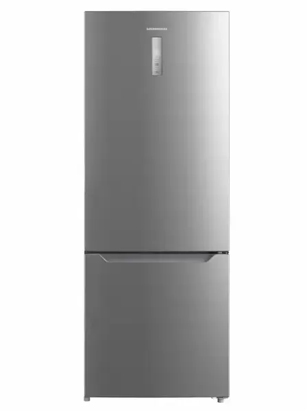 Combina frigorifica HEINNER HCNF-M435INVHXE++, 435 l, Clasa E, No Frost, Compresor Inverter, Display LED Touch, Super Racire, Super Congelare, Interior Inox, H 188 cm (Inox)