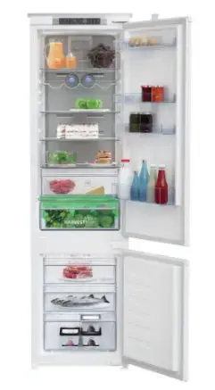 Combina frigorifica incorporabila Beko BCNA306E4SN, NeoFrost DualCooling, 284 L (Alb)