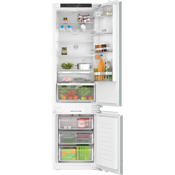 Combina frigorifica incorporabila Bosch KIN96ADC0, No Frost, 290 l, Clasa C, Iluminare LED, Super racire