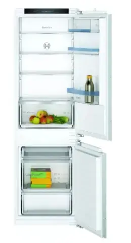 Combina frigorifica incorporabila Bosch KIV86VFE1, 267 l, LowFrost, FreshSense, Clasa E, H 177.2 cm, Argintiu