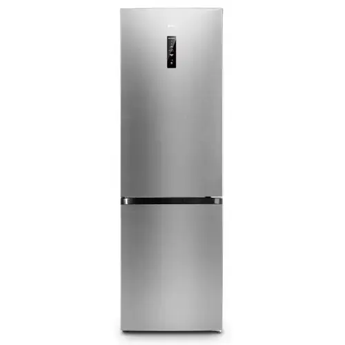 Combina frigorifica LDK CF-320NFDI IX, Capacitate 320 l, No Frost, Control Touch, Racire rapida, Congelare rapida, Mod Inteligent, H 185 cm (Inox)