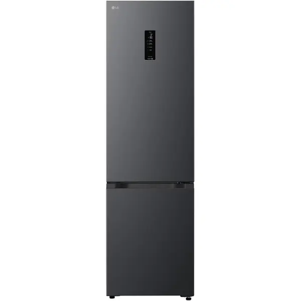 Combina frigorifica LG GBBSJ21DEP, No Frost, 375 l, Clasa D, Wi-Fi, Door Cooling+, Iluminare LED, Negru