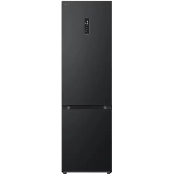 Combina frigorifica LG GBV7270DEV, No Frost, 387 l, Fresh Balancer, ThinQ, Smart Diagnosis, Clasa D, Nature Fresh, Negru
