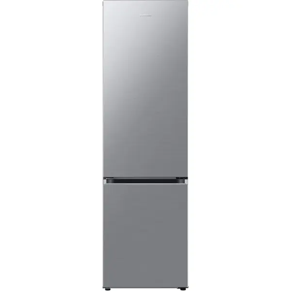 Combina frigorifica Samsung RB38C7AGWS9/EF, 387 l, Fresh Zone, No Frost, Top LED, Twin & Metal Cooling, Digital Inverter, Smart Things WiFi, AI Energy, Clasa A