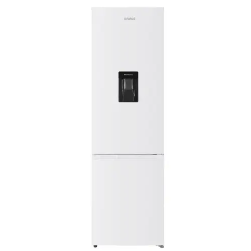 Combina frigorifica Samus SCW506NFDE, 324 l, Clasa E, Full No-Frost, Dozator de apa, H 201 cm (Alb)