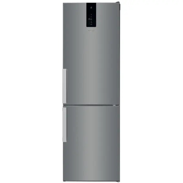 Combina frigorifica Whirlpool W9 821A OX H, Dual No Frost, 323 l, Clasa E, Iluminare LED, ProFresh, Optic Inox