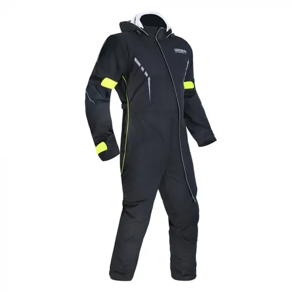Combinezon impermeabil Oxford Stormseal, culoare negru galben, marime M
