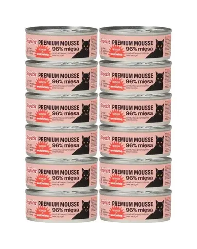 COMFY APPETIT PREMIUM Mousse pachet conserve hrana pisici 12x85 g cu vita