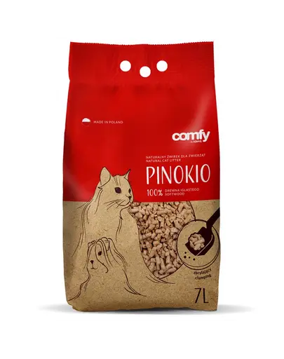 COMFY Pinokio Asternut din lemn pentru litiera 14 L (2x7 L)