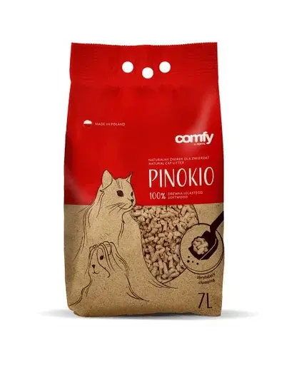 COMFY Pinokio Asternut din lemn pentru litiera 7 L