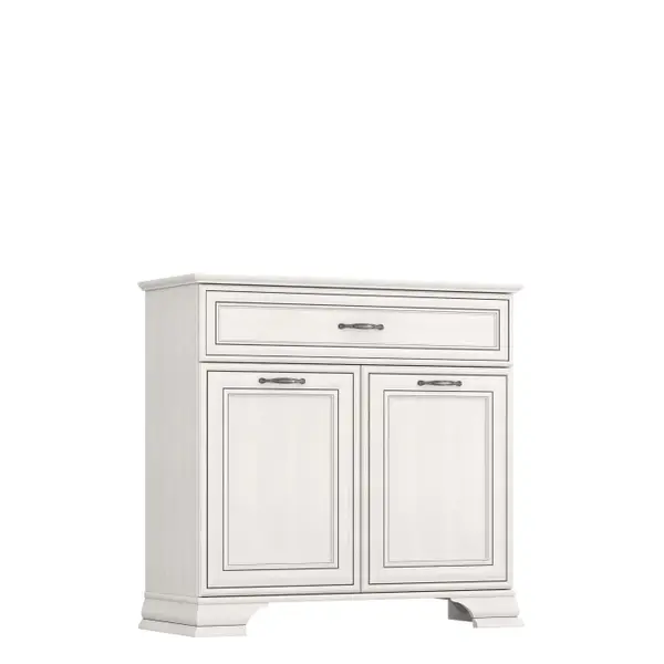 Comoda cu 2 usi, 1 sertar TIFFANY II, crem fineline, 94x37x90 cm