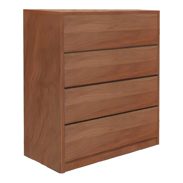 Comoda cu sertare functionala Kuanger, nuc, 80x40x80 cm
