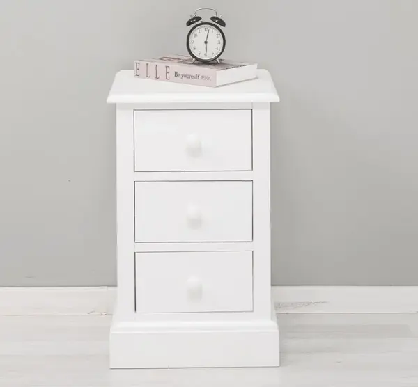Comoda de noptiera cu 3 sertare - Culoare_P004 - VOPSIT cu finisaj Vopsit