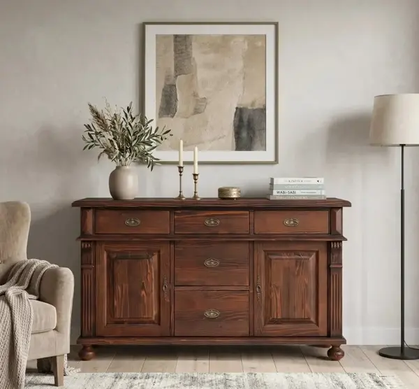 Comoda Elegance cu finisaj Periat adanc