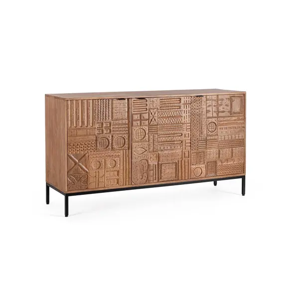 Comoda KINDIA 145 x 42 x 80 CM - Lemn