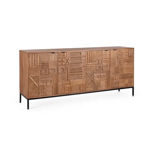 Comoda KINDIA 180 x 42 x 80 CM - Lemn