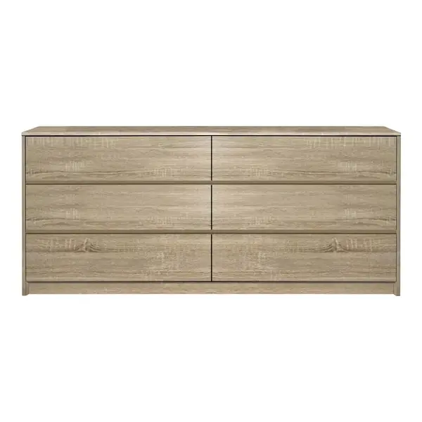 Comoda Kuanger cu sertare din MDF nuanta naturala 120x40x70 cm