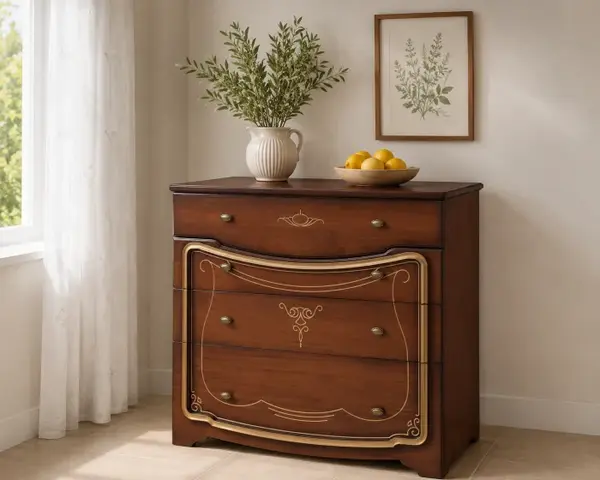 Comoda Olesia Nuc 91X44X85 cm