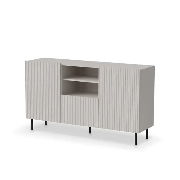 Comoda Paxos KM-1 casmir/negru L150 cm