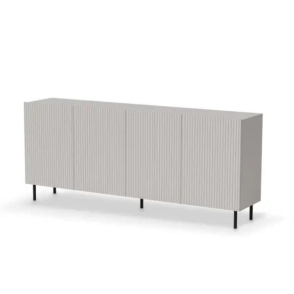 Comoda Paxos KM-2 casmir/negru L200 cm