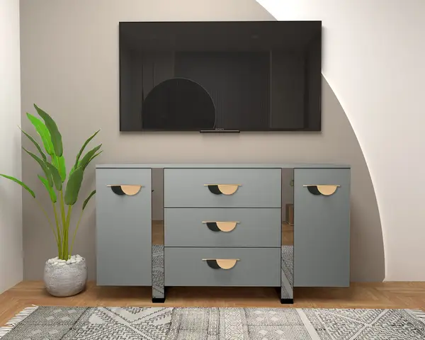 Comoda Praga 150 - Gri
