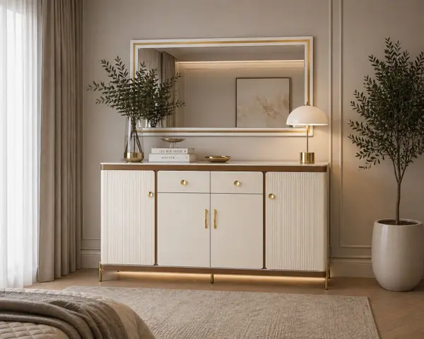 Comoda Royal Beige 160x40x90 cm