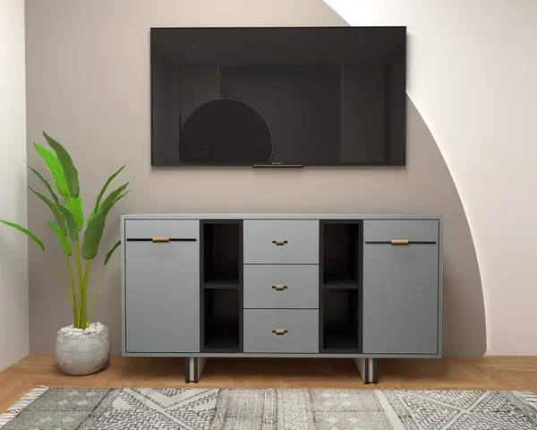 Comoda Sany Luton - Gri