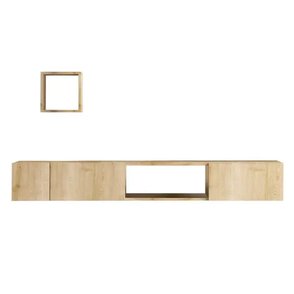 Comoda TV AVIOR, stejar safir, 180x32x25 cm