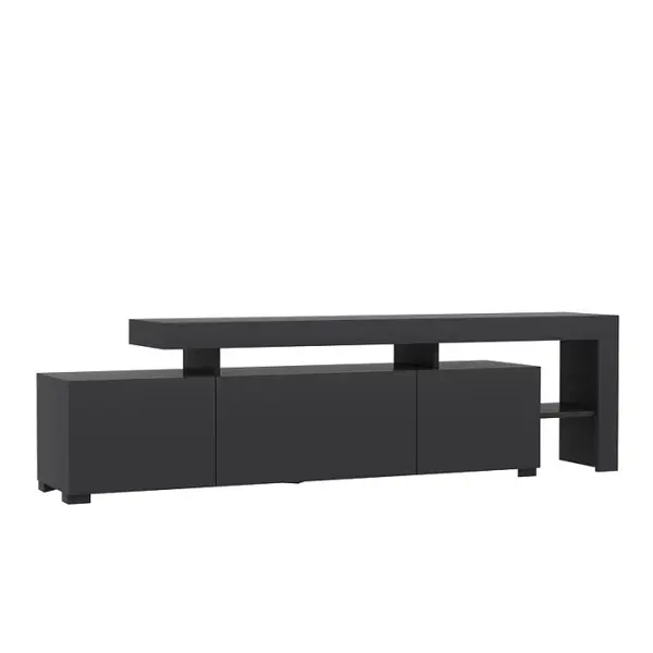 Comoda TV BELIZ, antracit, 192x37x53 cm