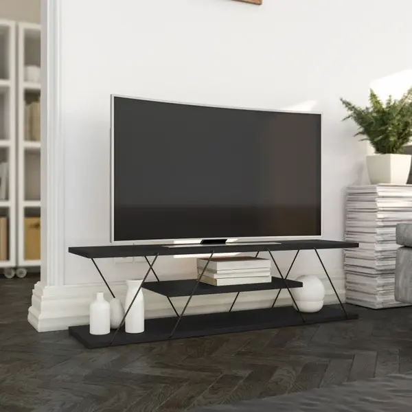 Comoda TV Canaz - Antracit, Gri