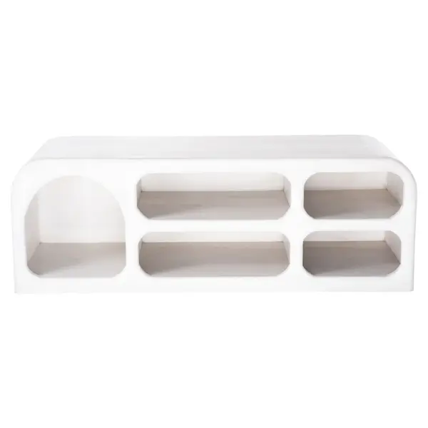 Comoda TV ESTRIA 130 x 40 x 45 CM - Alb