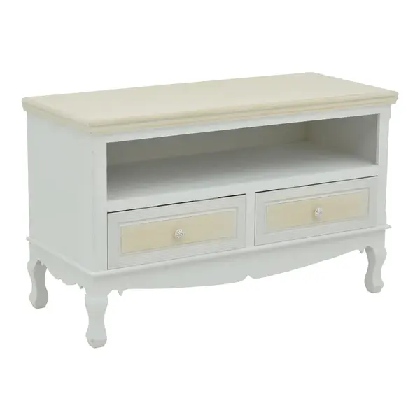 Comoda TV Joliene, Alb, 100x42x61 cm