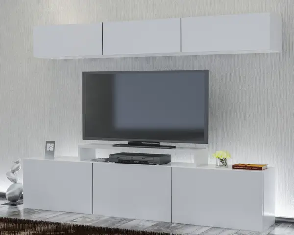 Comoda TV Line - Alb