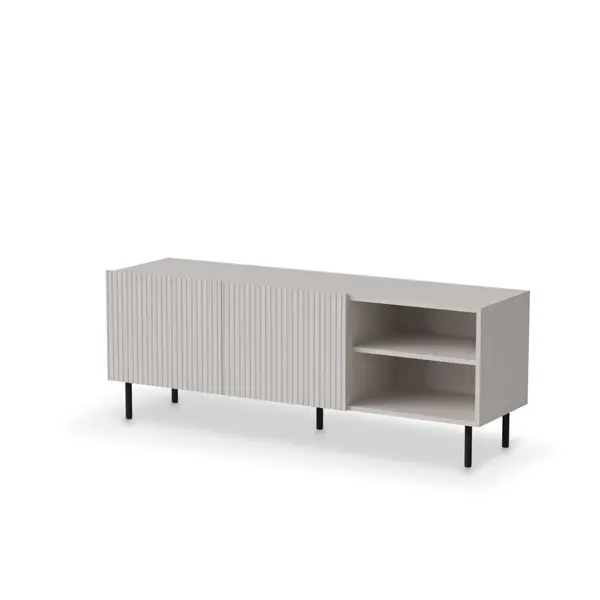 Comoda TV Paxos RTV-1 casmir/negru L150 cm