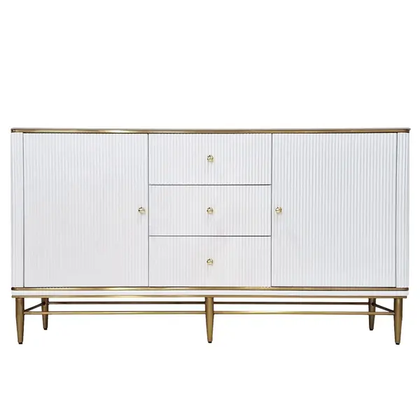 Comoda Violino alb/auriu L150 cm