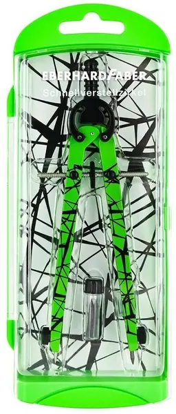 Compas Eberhard Faber Neon - 390 mm, verde