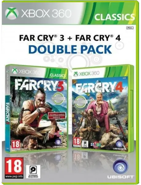 COMPILATION FAR CRY 3 FAR CRY 4 XBOX 360