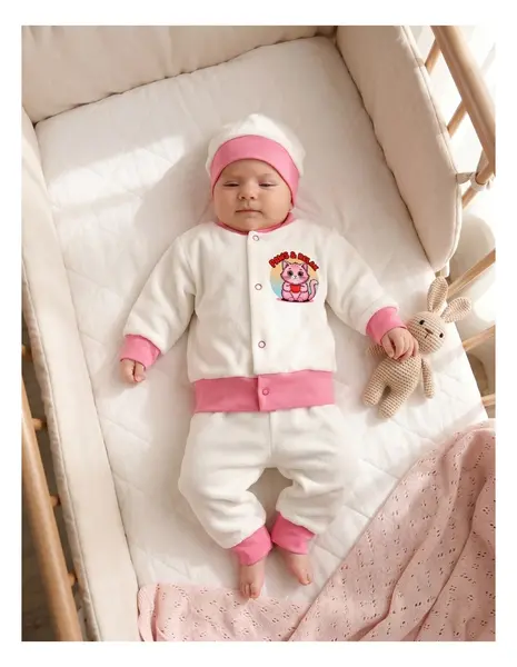 Compleu Cocolino Paws & Relax, cu roz
